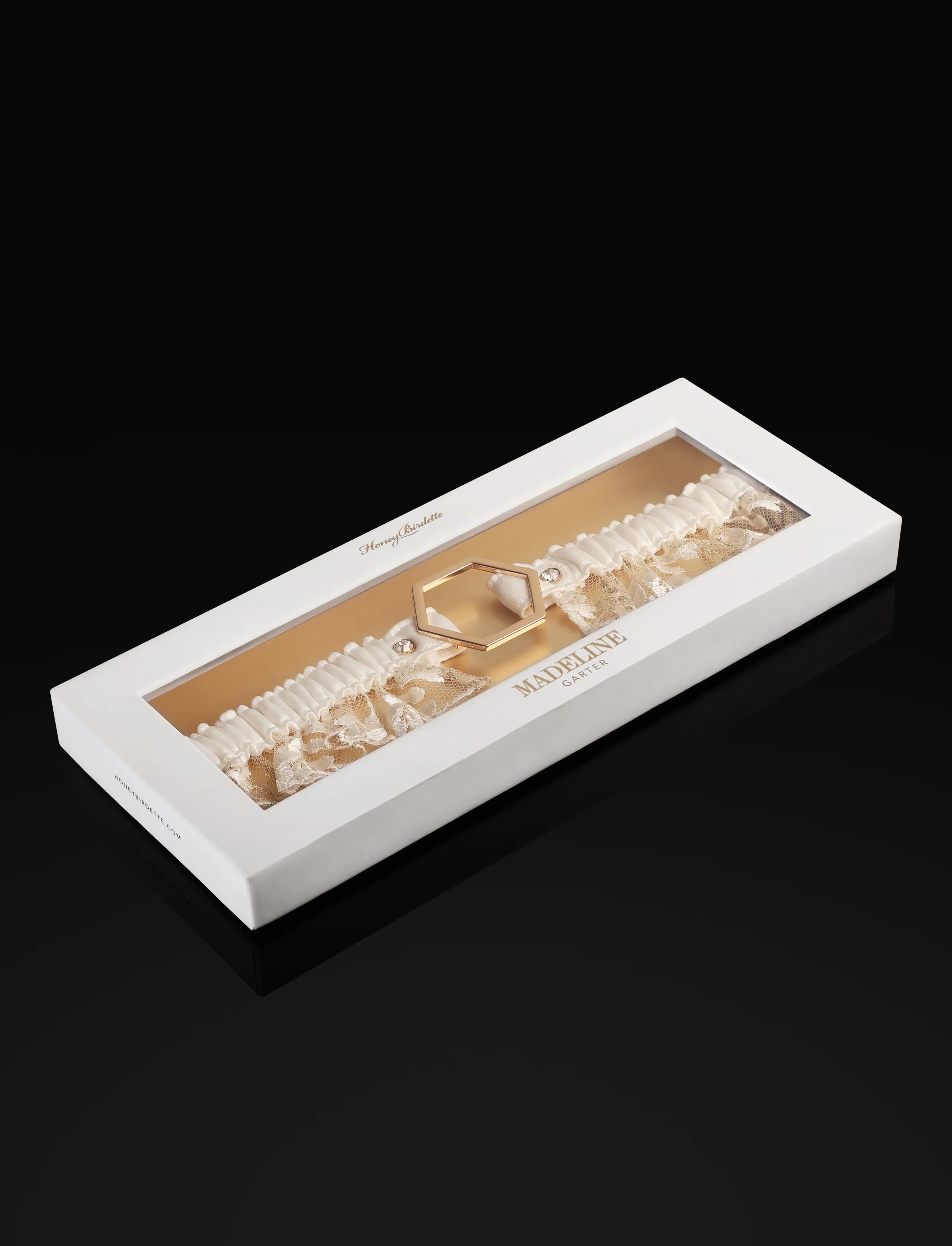 Madeline Ivory Garter sold by Honey Birdette product image thumbnail 5