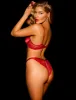 Charlotta Red Brief sold by Honey Birdette