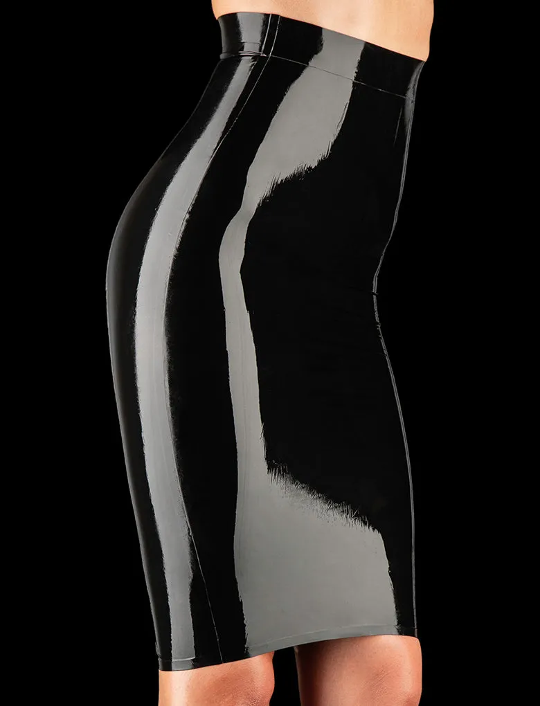 Latex Black Pencil Skirt sold by Honey Birdette product image thumbnail 4