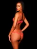 Lola Neon Pink Brief sold by Honey Birdette