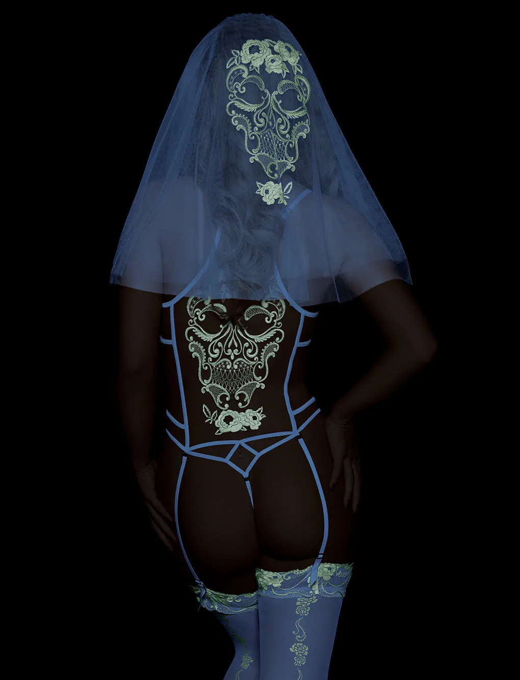 The Complete Valeria Glow Lingerie Set sold by Honey Birdette product image thumbnail 2