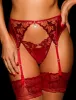 Azalea Red Suspender sold by Honey Birdette
