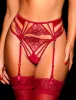 Red Rose Suspender Stockings sold by Honey Birdette
