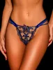 Charlotta Navy Thong sold by Honey Birdette