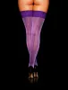 Purple Glitter Stay Up Stockings sold by Honey Birdette