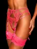 Neon Pink Suspender Stockings sold by Honey Birdette