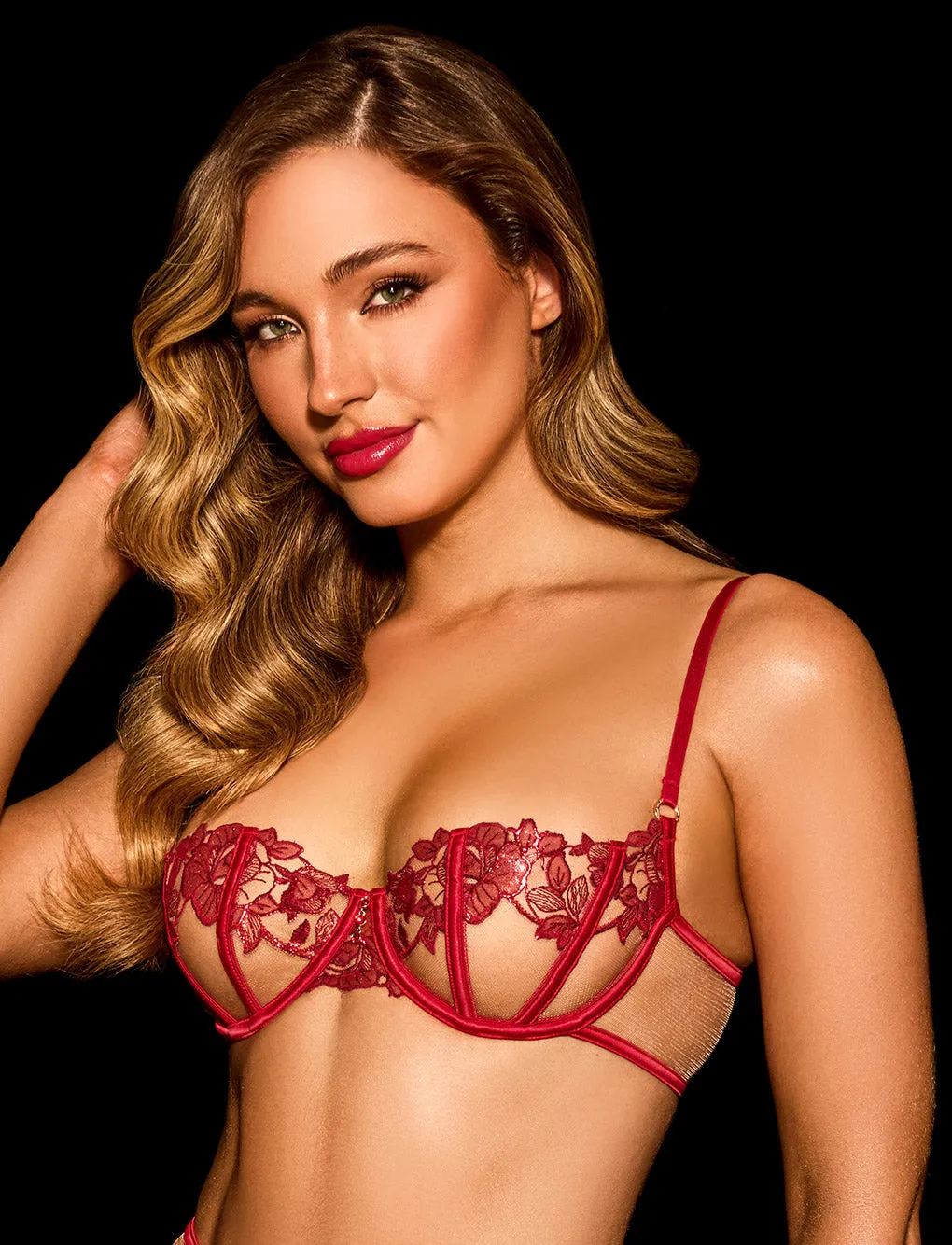 Rosaline Red Bra sold by Honey Birdette product image thumbnail 4