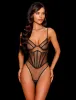 Nakeds 2.0 Black Bodysuit sold by Honey Birdette