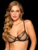 Nakeds 2.0 Black Bra sold by Honey Birdette