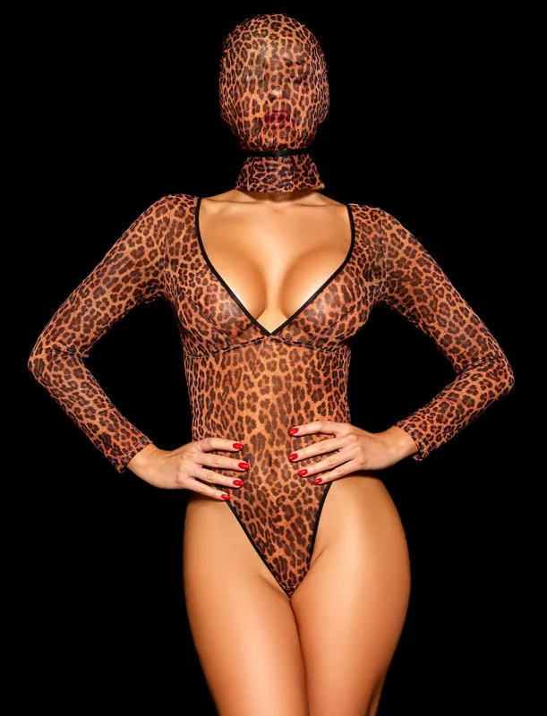 Sumi Leopard Headpiece made by Honey Birdette