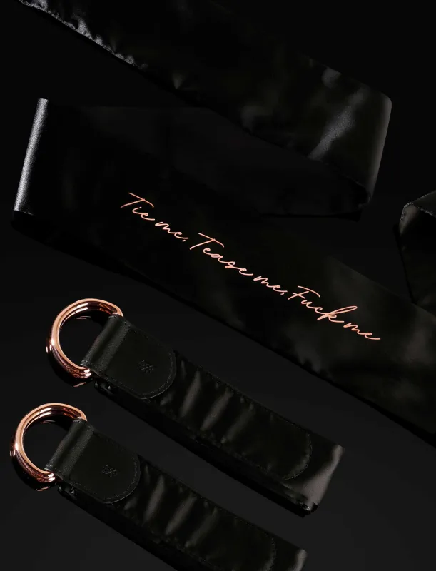 Deluxe Satin Bondage Kit - Tie Me, Tease Me... sold by Honey Birdette