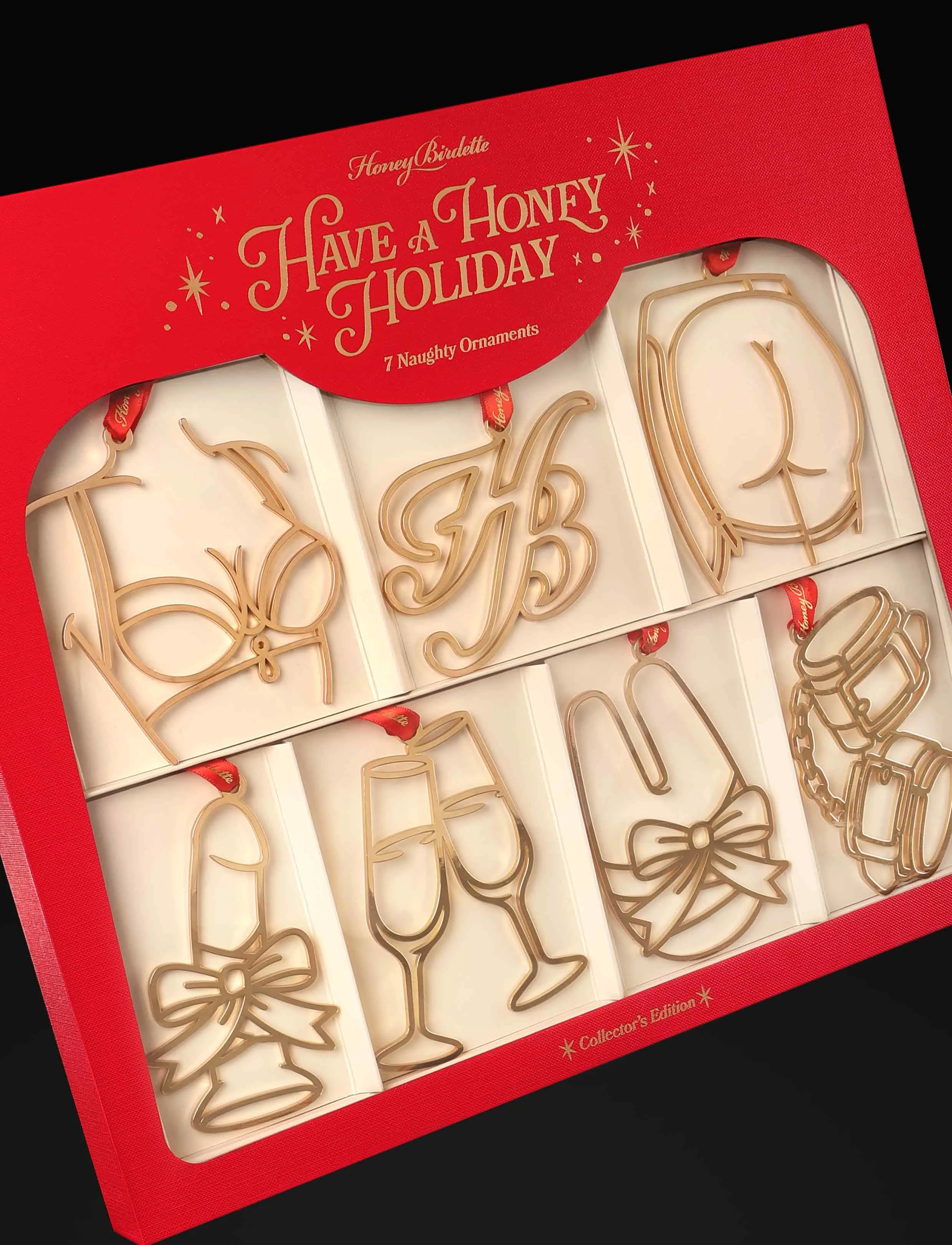 XMAS 2025 Gold Decorations sold by Honey Birdette