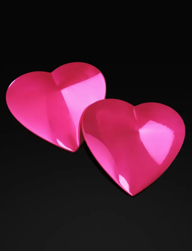 Hot Pink Heart Pasties sold by Honey Birdette