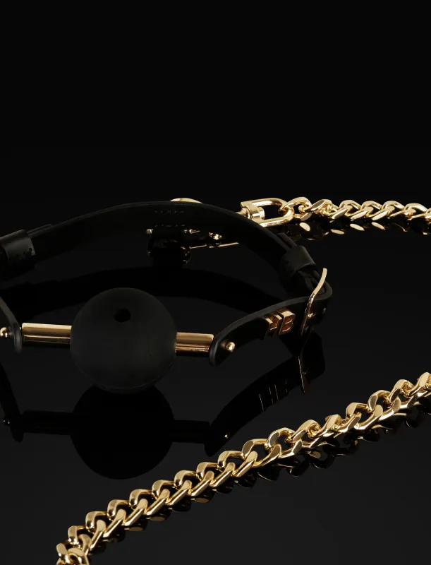 Fashion Fetish Leather Bridle & Ball Gag Gift made by Honey Birdette