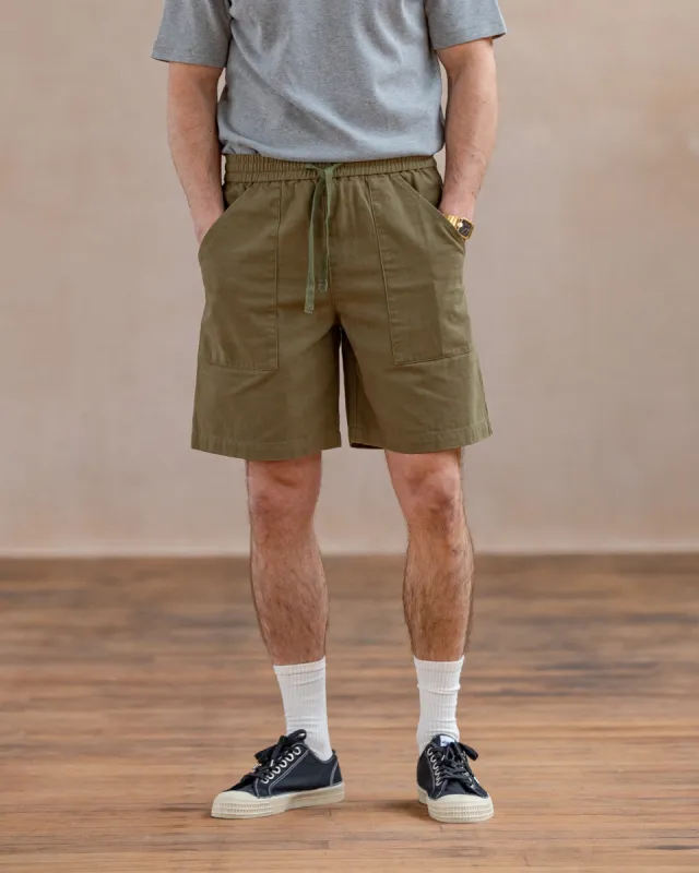 Service Fatigue Shorts - Olive sold by P & Co