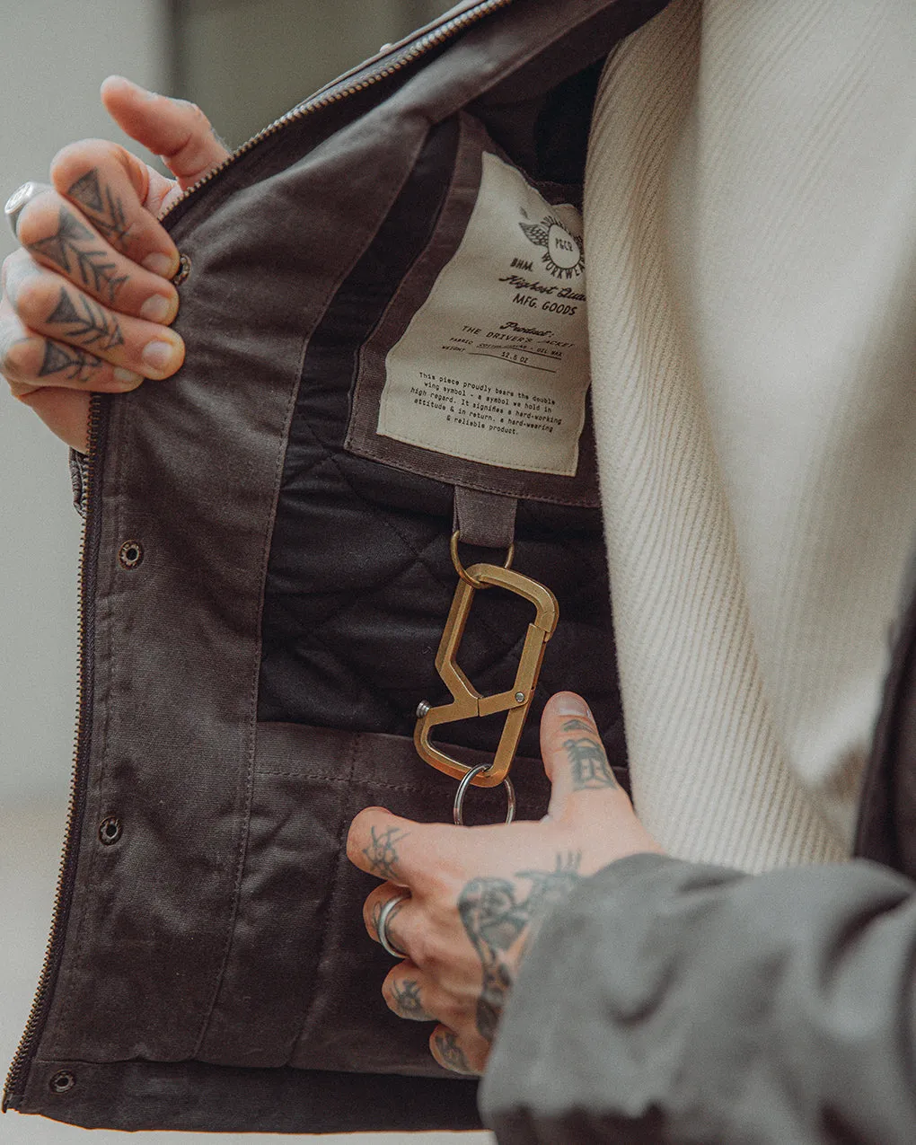 Driver's Jacket - Charcoal sold by P & Co product image thumbnail 3