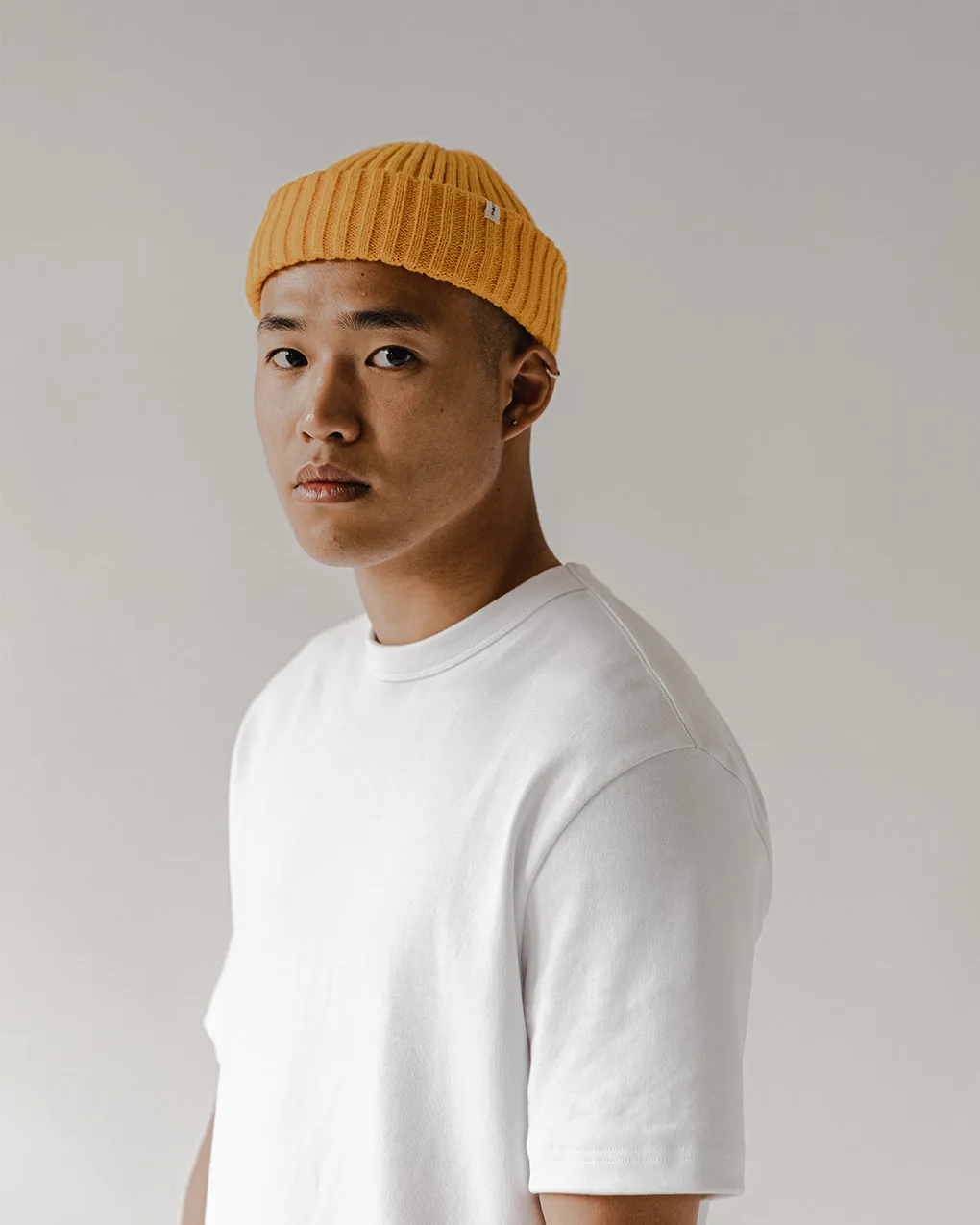 Fisherman Beanie - Yellow sold by P & Co product image thumbnail 2