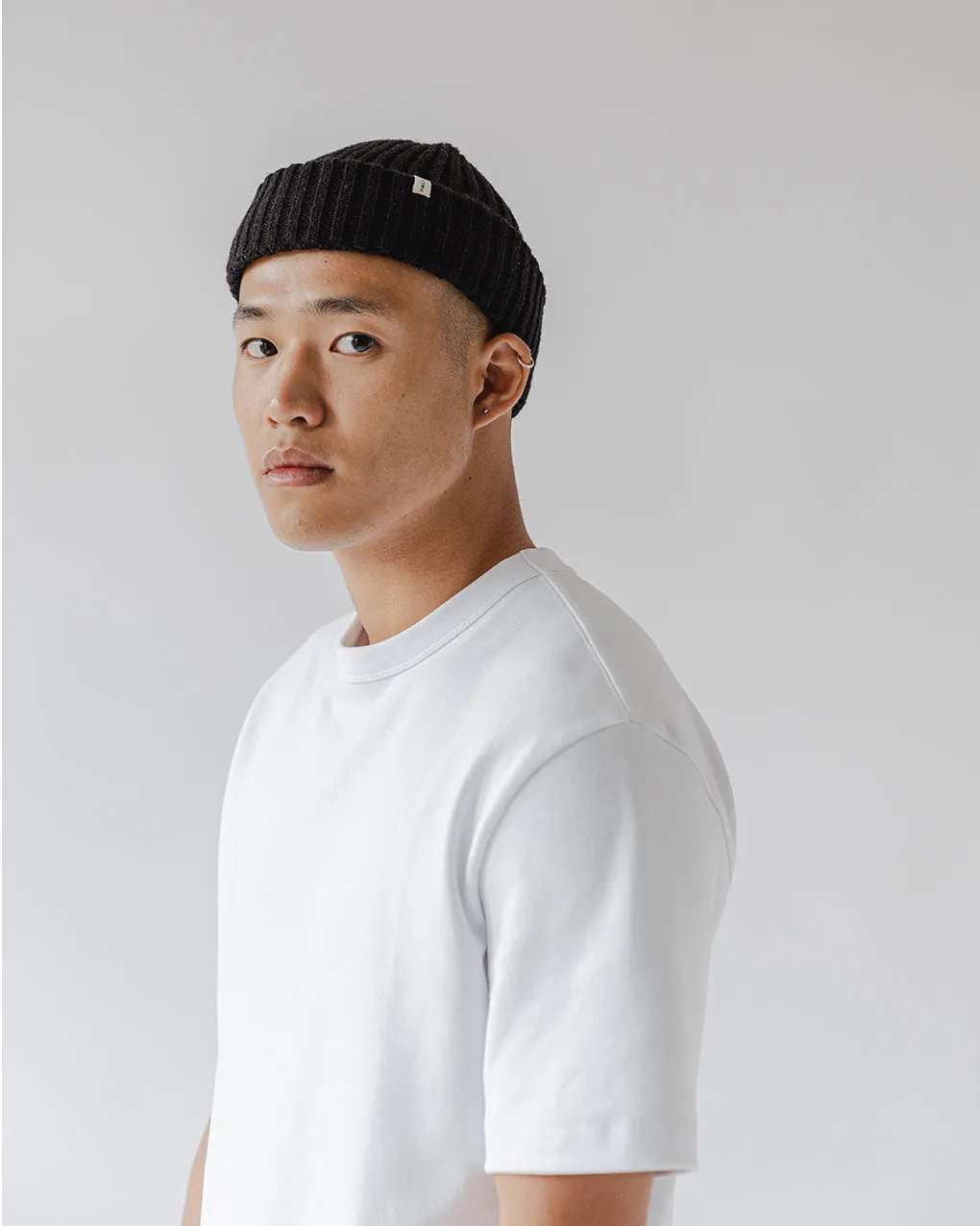 Fisherman Beanie - Black sold by P & Co product image thumbnail 2