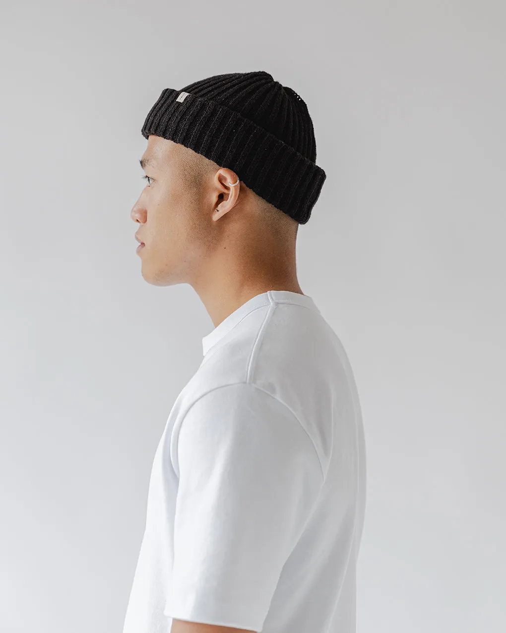 Fisherman Beanie - Black sold by P & Co product image thumbnail 3