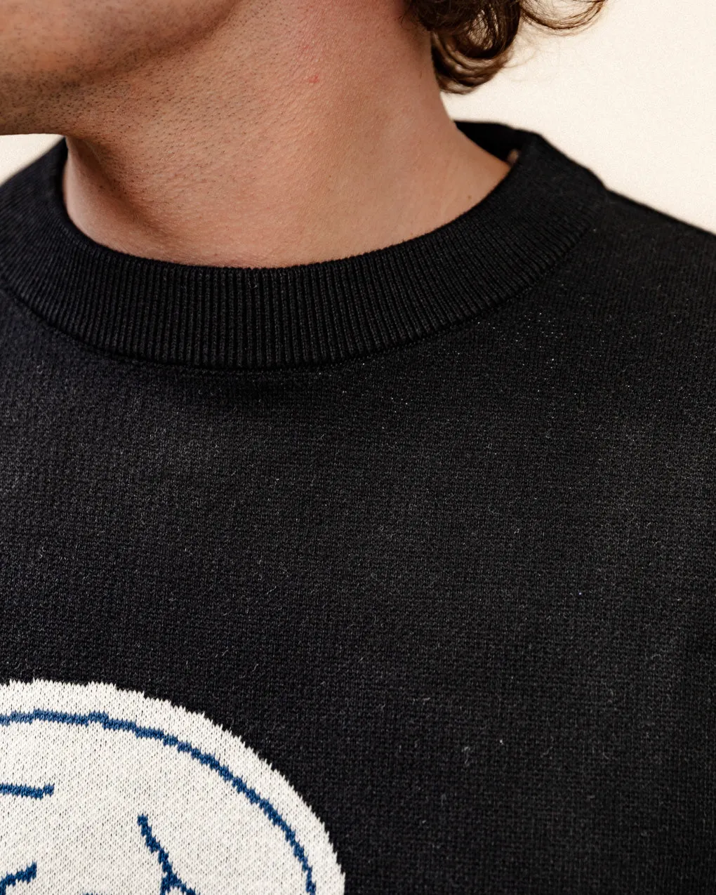 Godspeed Skull Knit Jumper - Black sold by P & Co product image thumbnail 5