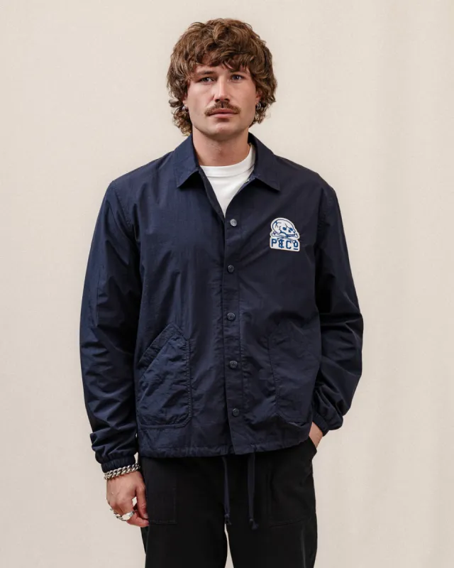 Godspeed Coach Jacket - Navy sold by P & Co