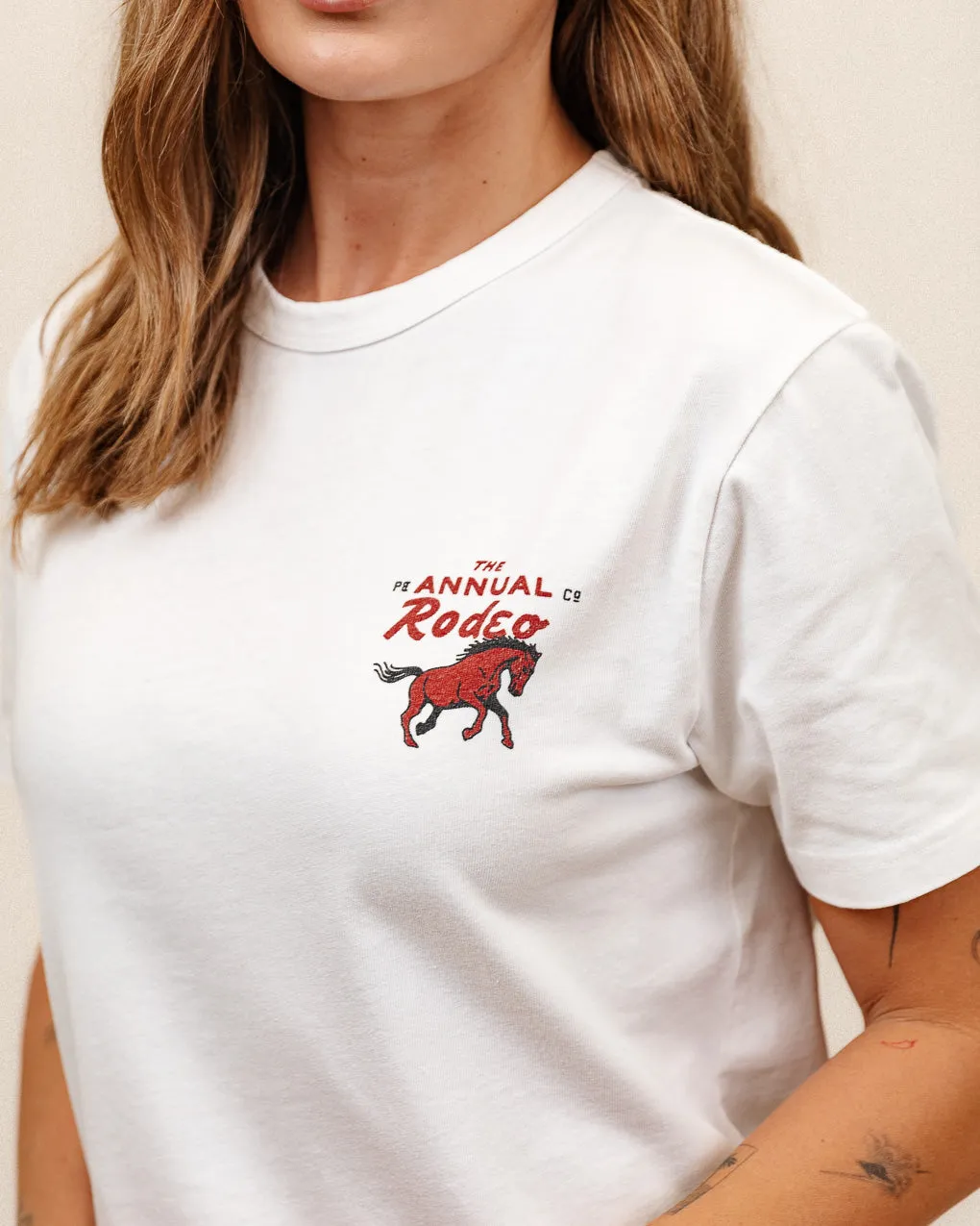 Rodeo T-Shirt - Off White sold by P & Co product image thumbnail 5