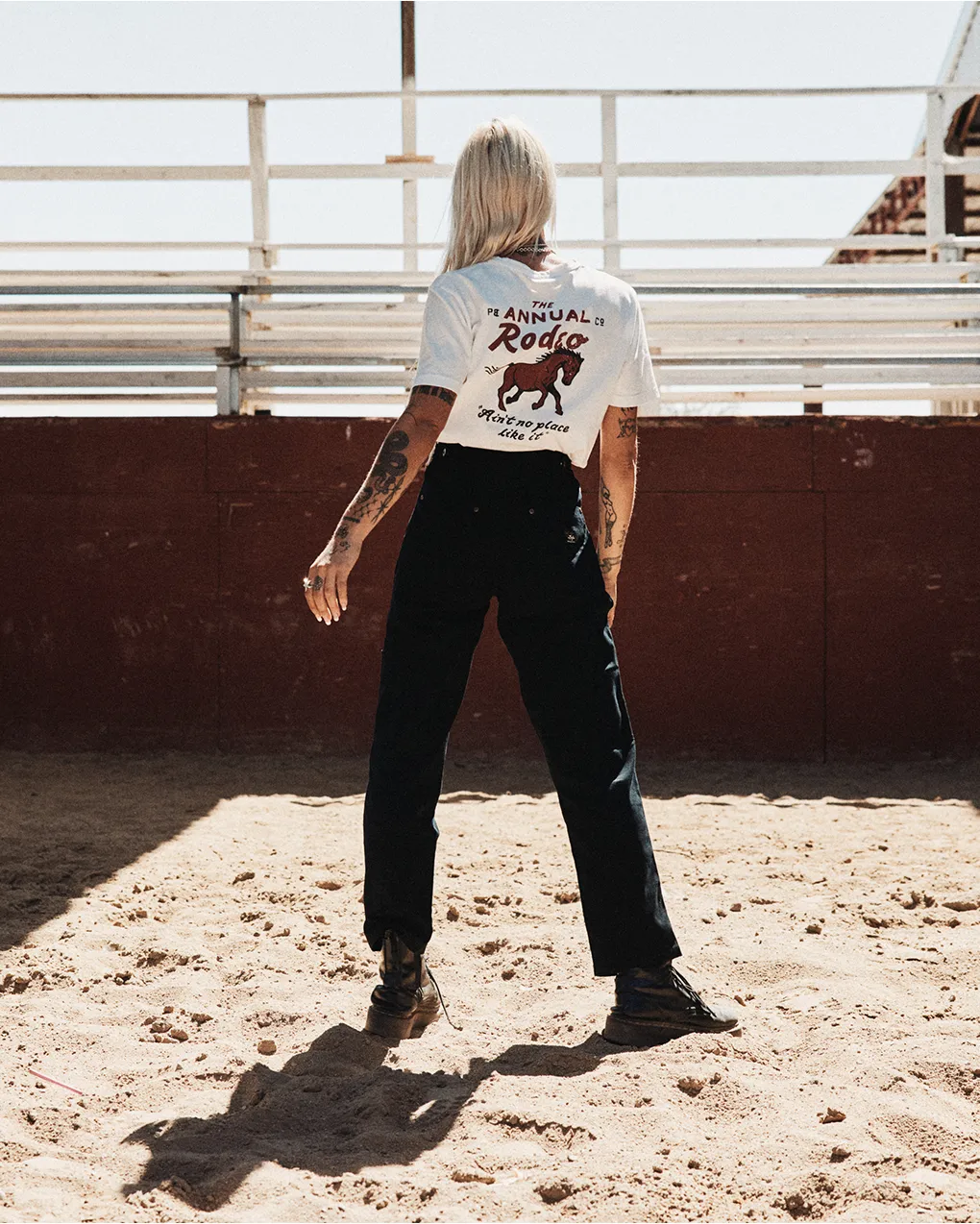 Rodeo T-Shirt - Off White sold by P & Co product image thumbnail 4