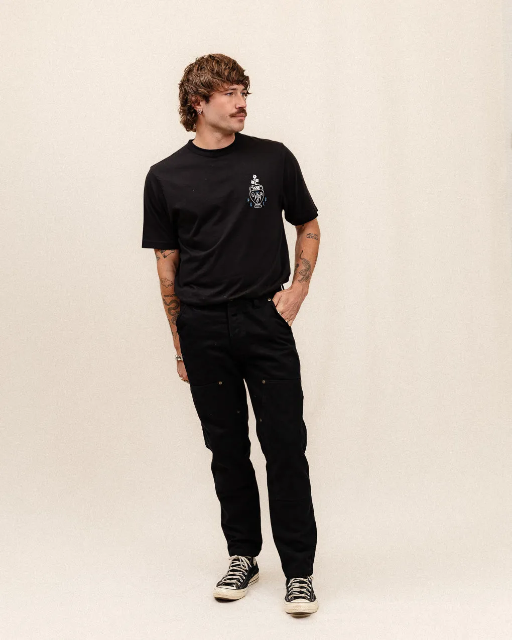 Forget It All T-Shirt - Washed Black sold by P & Co product image thumbnail 3