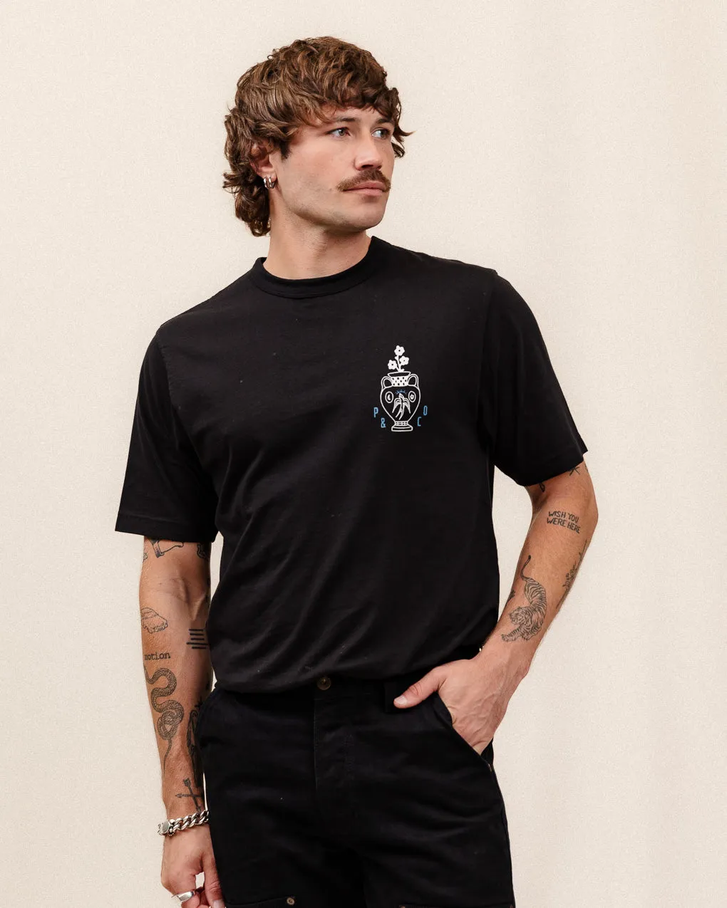 Forget It All T-Shirt - Washed Black sold by P & Co product image thumbnail 5
