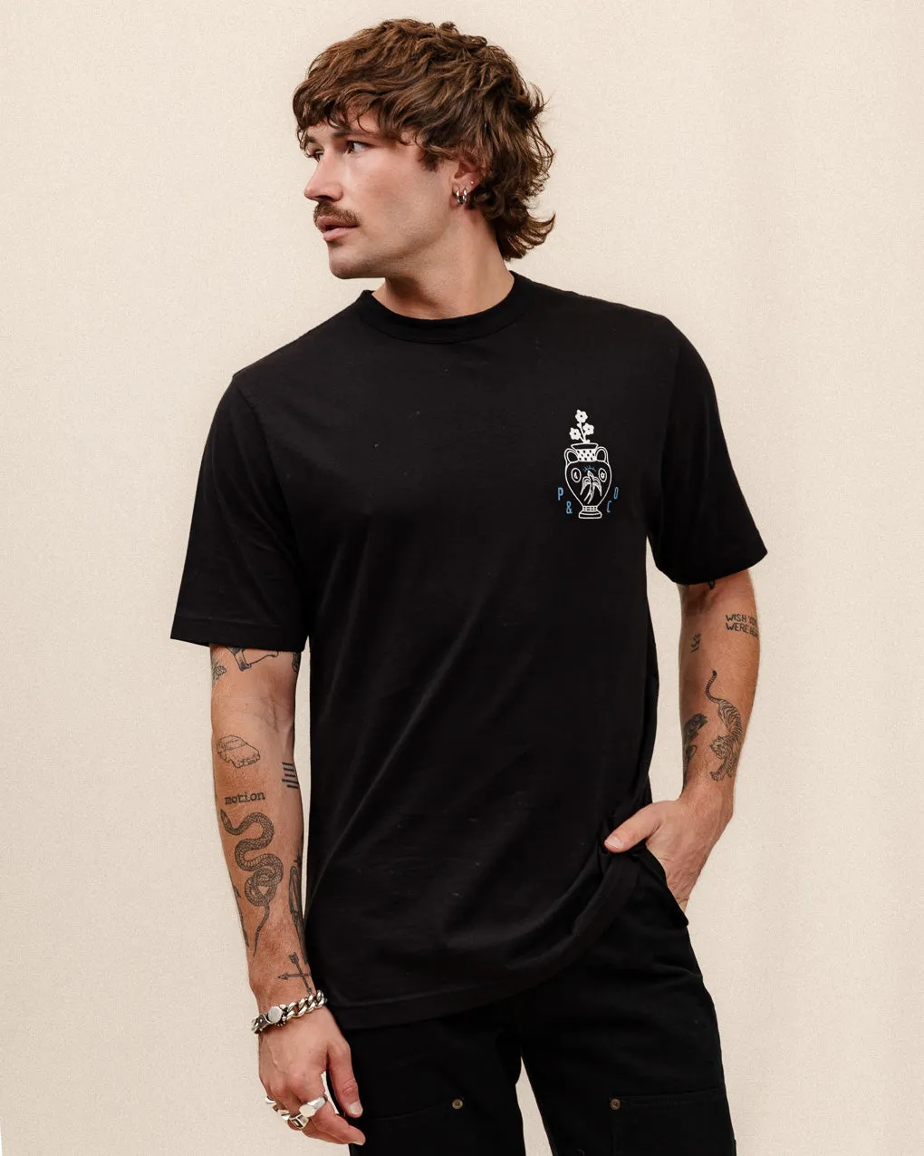 Forget It All T-Shirt - Washed Black sold by P & Co product image thumbnail 2
