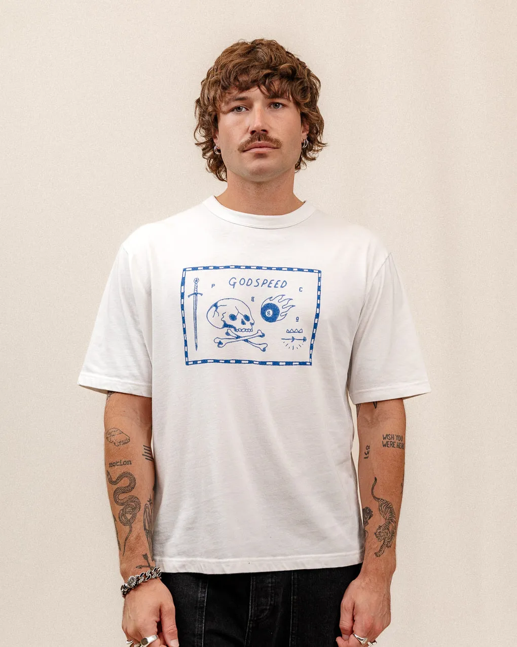 Godspeed Boxy T-Shirt - Off White sold by P & Co