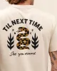 Til Next Time T-Shirt - Bone sold by P & Co