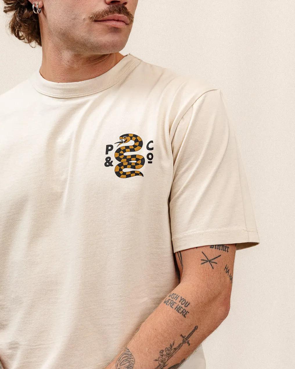Til Next Time T-Shirt - Bone sold by P & Co product image thumbnail 2