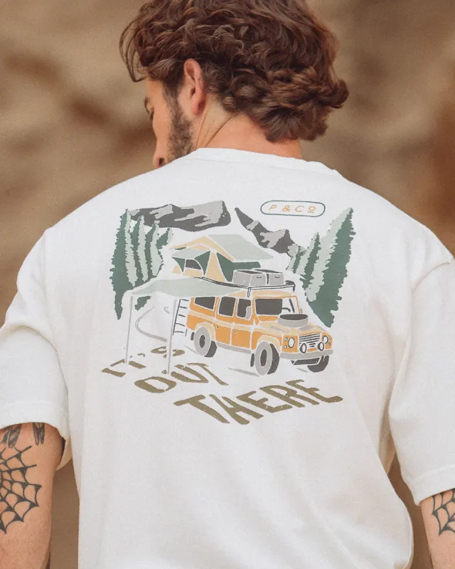 It's Out There T-Shirt - Off White sold by P & Co