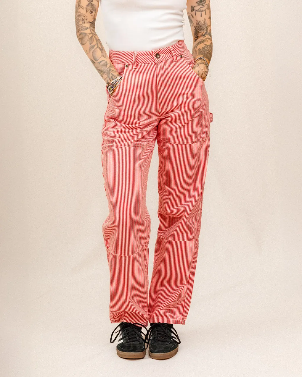 Railroad Carpenter Pant - Red Hickory Stripe sold by P & Co product image thumbnail 2