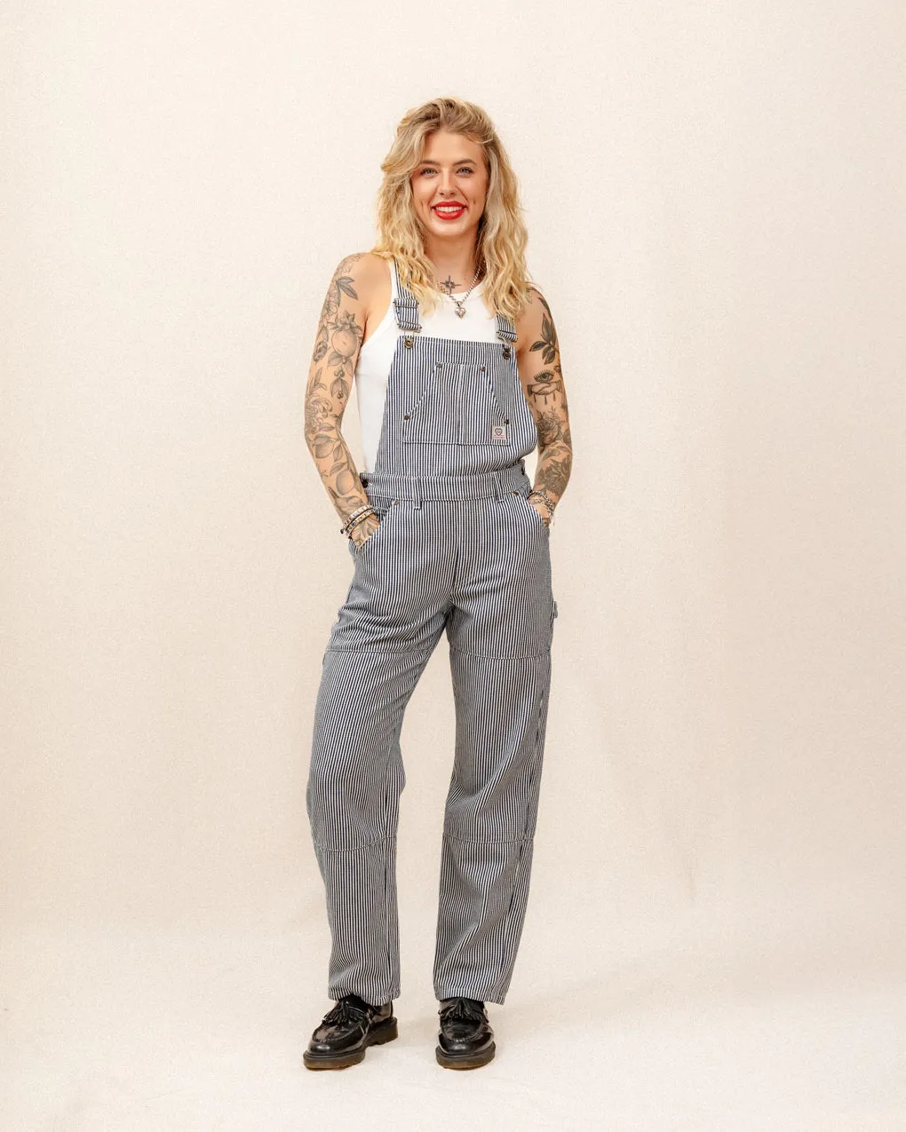 Railroad Dungarees - Indigo Hickory Stripe sold by P & Co product image thumbnail 4