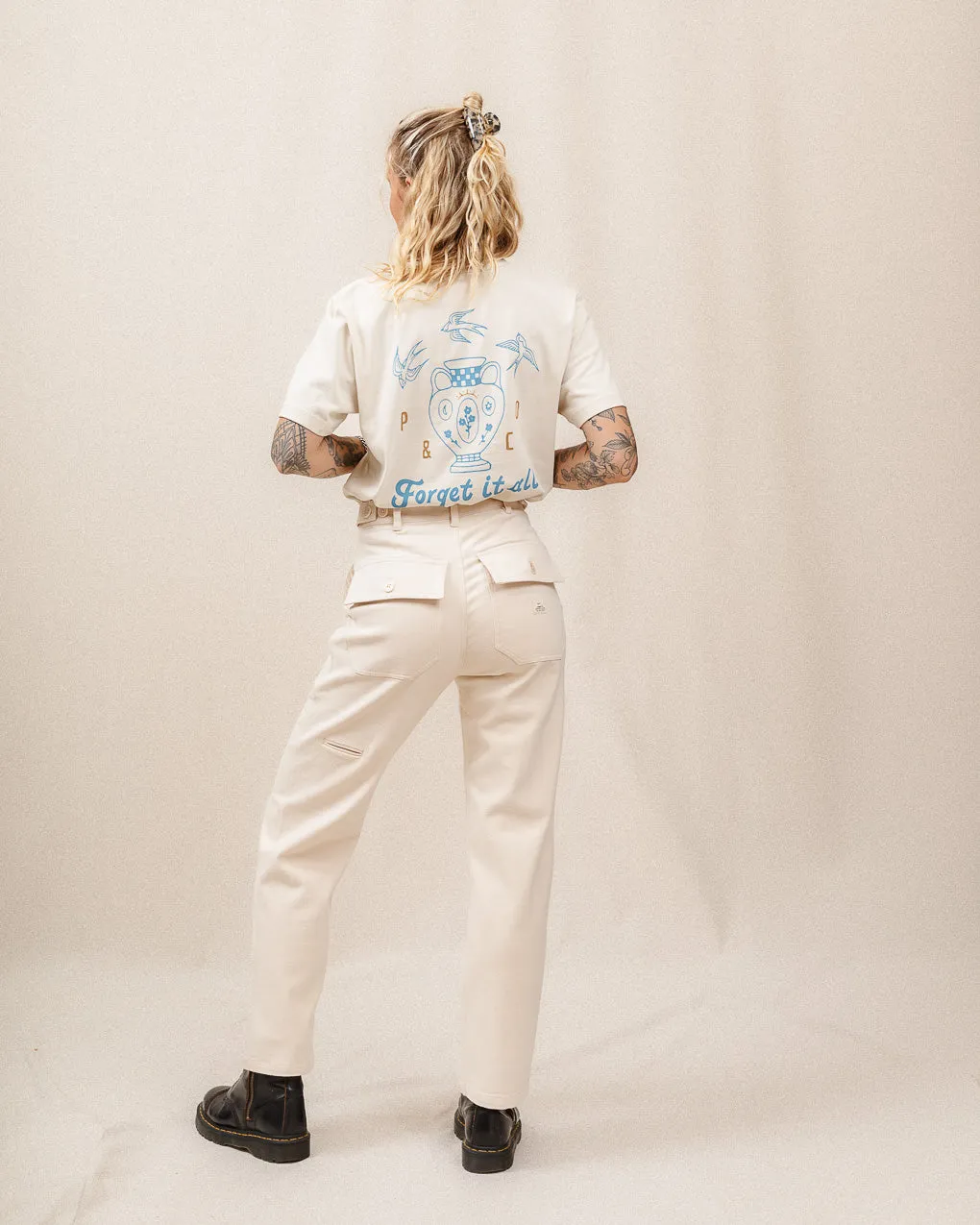 Forget It All T-Shirt - Bone sold by P & Co product image thumbnail 2