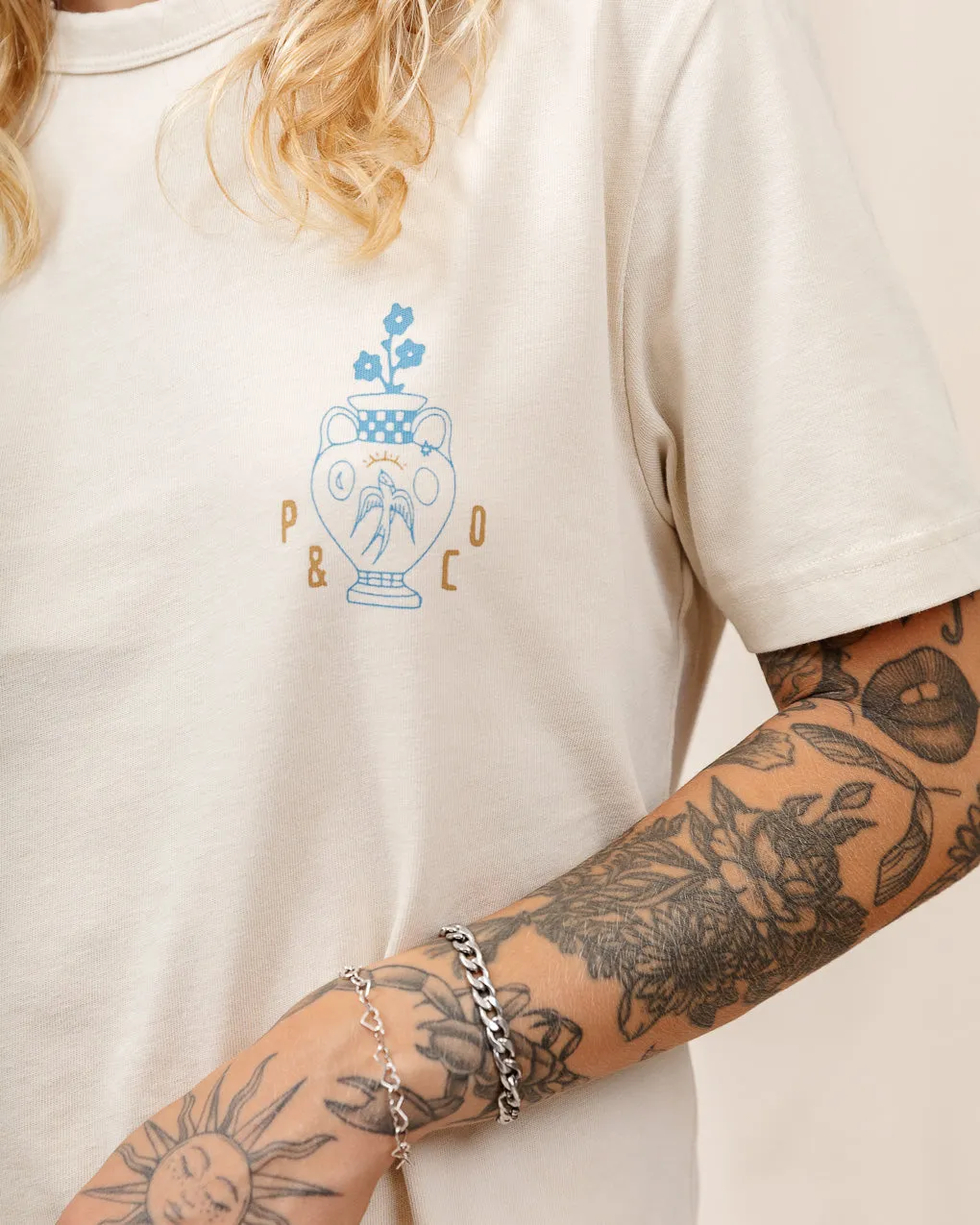 Forget It All T-Shirt - Bone sold by P & Co product image thumbnail 4