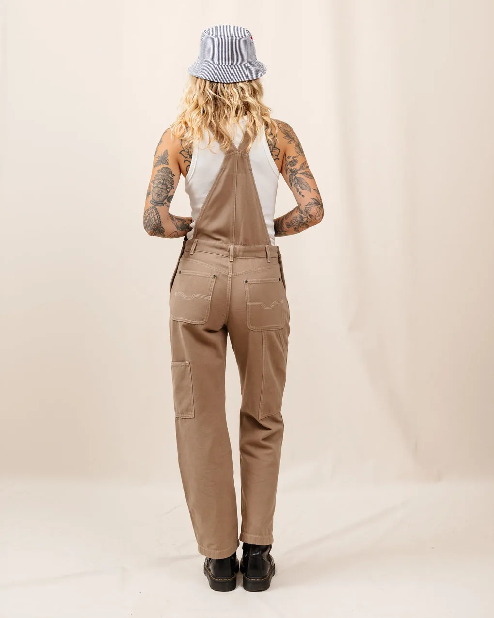 Albion Carpenter Overalls - Stone sold by P & Co product image thumbnail 2