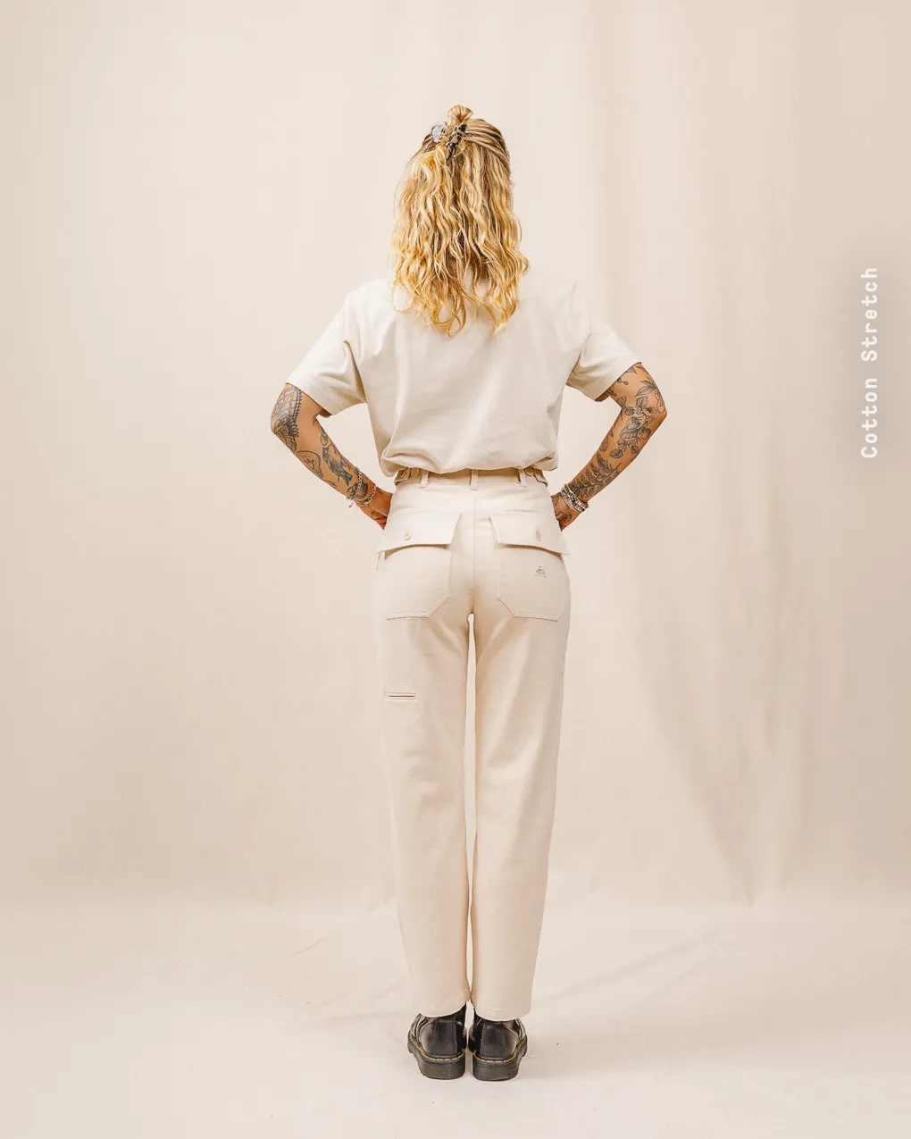 Service Fatigue Pants - Ecru sold by P & Co product image thumbnail 5