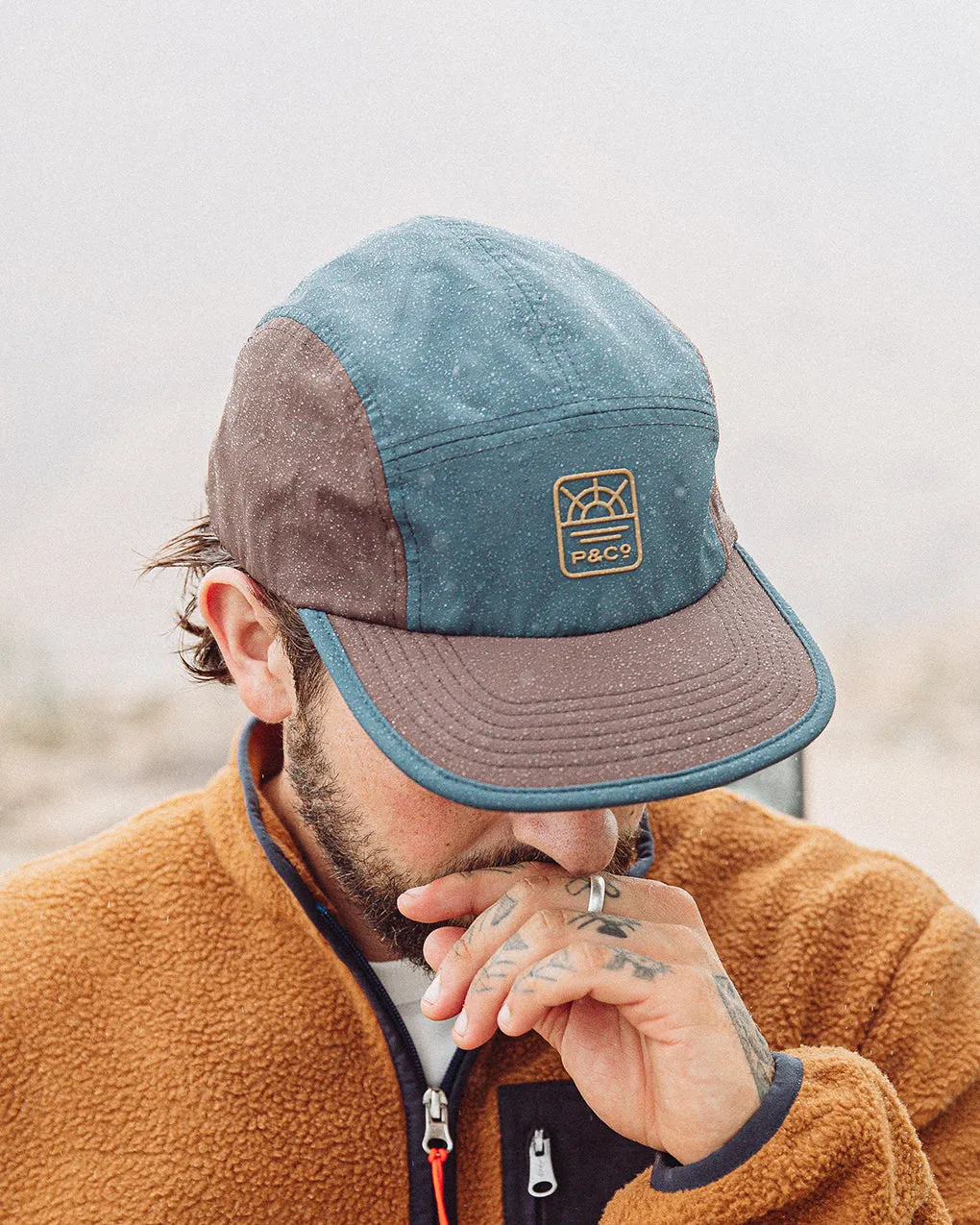 FTG Trail Cap - Brown & Blue sold by P & Co product image thumbnail 5