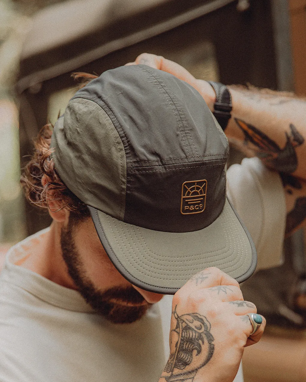 FTG Trail Cap - Olive sold by P & Co product image thumbnail 4