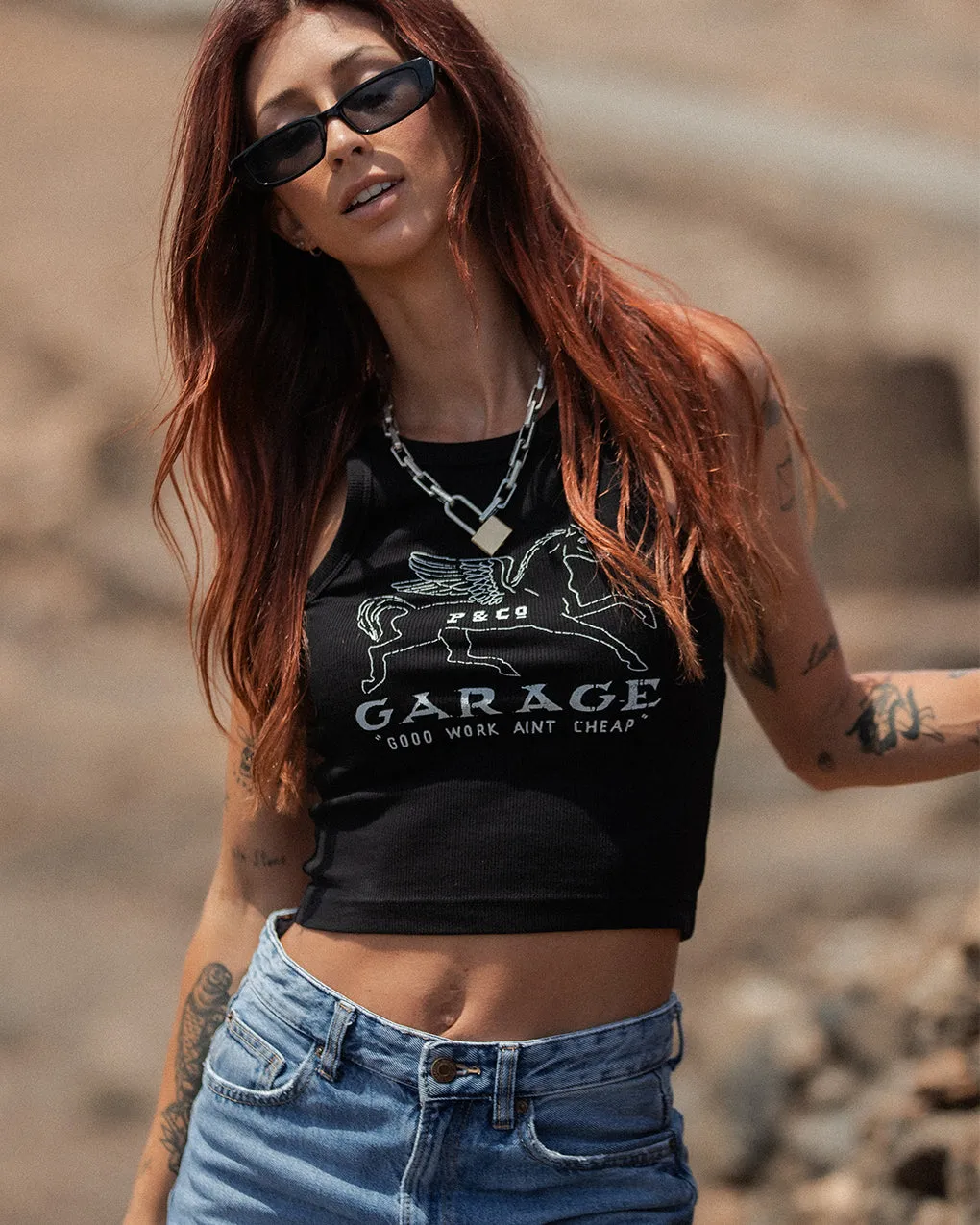Garage Vest - Black sold by P & Co product image thumbnail 2