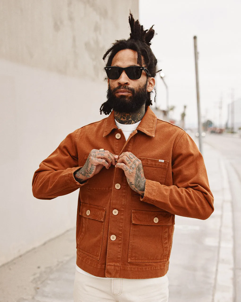 Colmore Chore Jacket - Rust sold by P & Co product image thumbnail 2