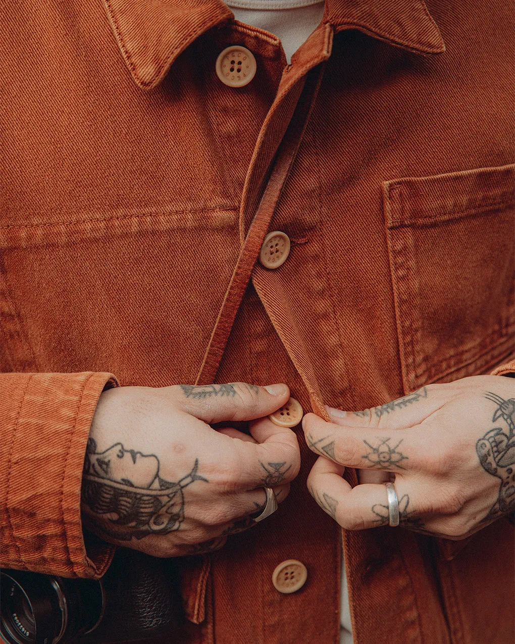 Colmore Chore Jacket - Rust sold by P & Co product image thumbnail 3