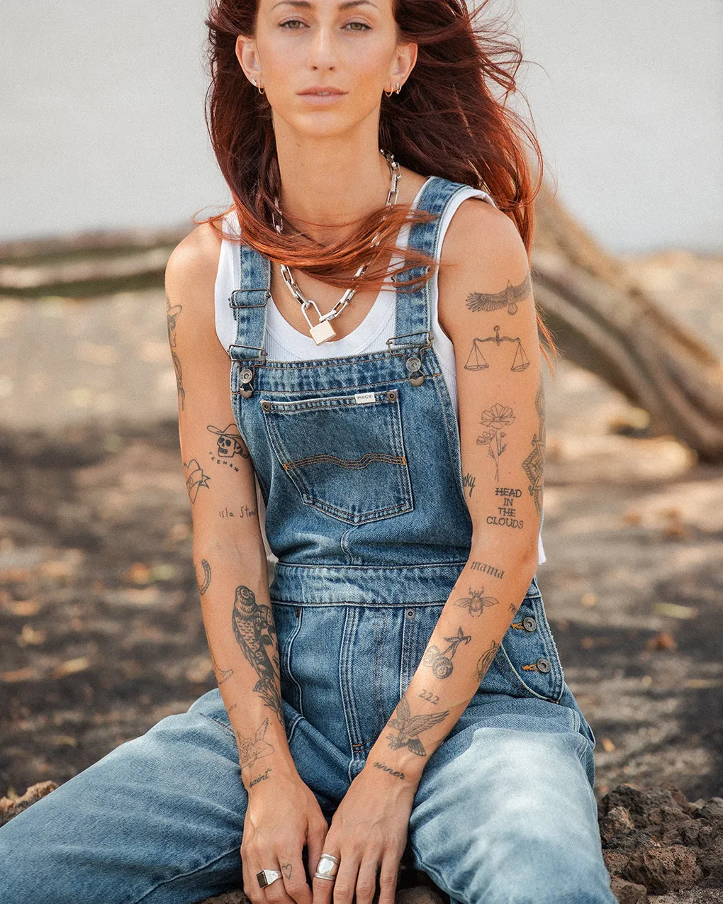 Dexy Dungarees - Washed Denim sold by P & Co product image thumbnail 2
