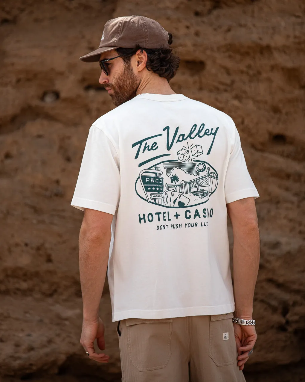 The Valley T-Shirt - Off White sold by P & Co