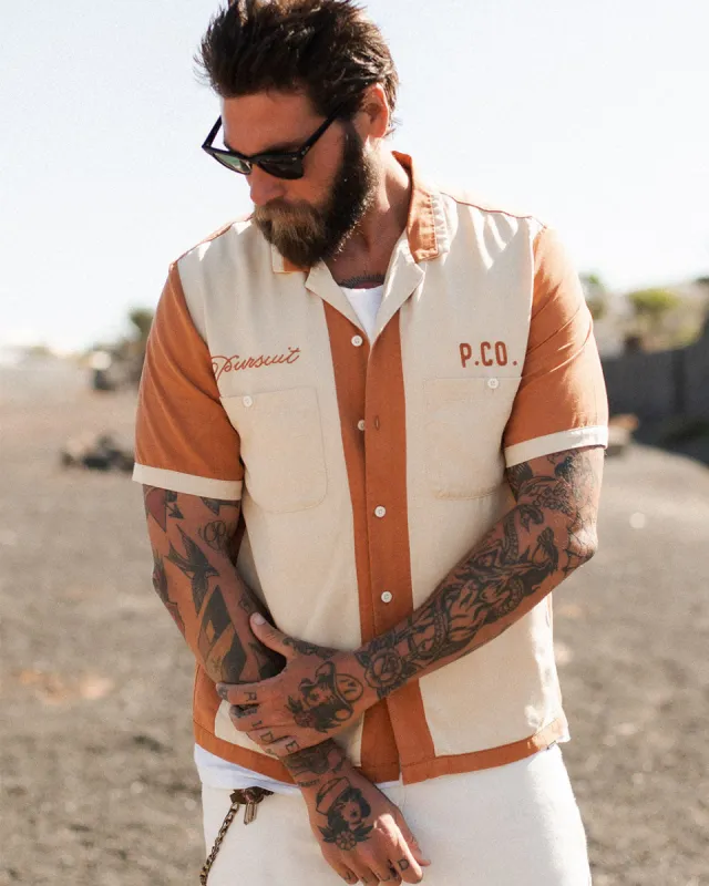 Never Ending Pursuit Bowling Shirt sold by P & Co