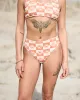 Sundial High Waisted Bikini Brief - Off White / Orange sold by P & Co