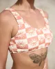 Sundial Bikini Top - Off White / Orange sold by P & Co
